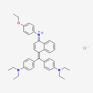 n-[(1e)-4-{Bis[4-(diethylamino)phenyl]methylidene}naphthalen-1(4h)-ylidene]-4-ethoxyanilinium chloride