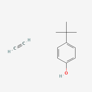 molecular formula C12H16O B1617845 Acetylene;4-tert-butylphenol CAS No. 28514-92-3