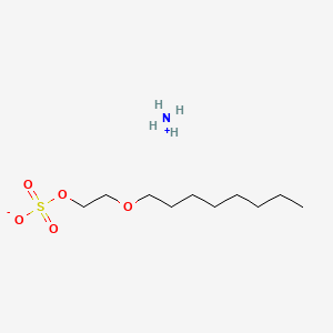 molecular formula C10H25NO5S B1617851 Azanium;2-octoxyethyl sulfate CAS No. 52286-18-7