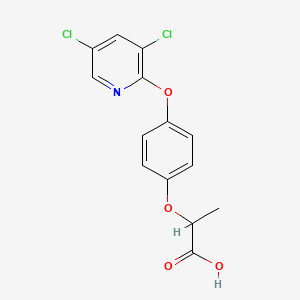 molecular formula C14H11Cl2NO4 B1617853 Chlorazifop CAS No. 60074-25-1