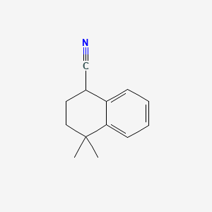 molecular formula C13H15N B1617855 1,2,3,4-四氢-4,4-二甲基萘-1-腈 CAS No. 78103-84-1