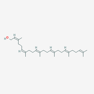 molecular formula C30H50O B161790 (2Z,6Z,10E,14E,18E)-Farnesylfarnesol CAS No. 90695-03-7