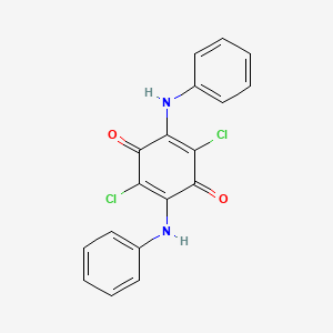 2,5-Cyclohexadiene-1,4-dione, 2,5-dichloro-3,6-bis(phenylamino)-