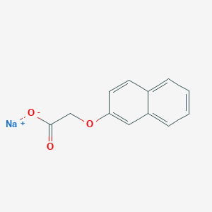 molecular formula C12H9NaO3 B161791 Sodium 2-(naphthalen-2-yloxy)acetate CAS No. 10042-71-4