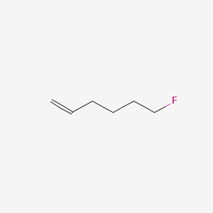 molecular formula C6H11F B1617930 1-Hexene, 6-fluoro- CAS No. 373-15-9