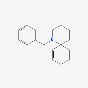 1-Azaspiro(5.5)undec-7-ene, 1-(phenylmethyl)-