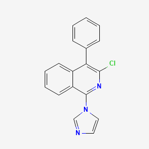 molecular formula C18H12ClN3 B1617949 Climiqualine CAS No. 55150-67-9