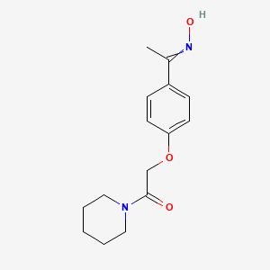 molecular formula C15H20N2O3 B1617976 Pifoxime CAS No. 31224-92-7