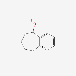 molecular formula C11H14O B1617979 6,7,8,9-tetrahydro-5H-benzo[7]annulen-5-ol CAS No. 35550-94-8