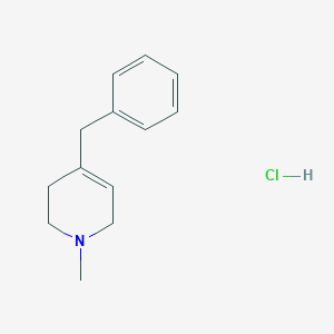 molecular formula C13H18ClN B161798 4-Benzyl-1-methyl-1,2,3,6-tetrahydropyridine CAS No. 125927-26-6