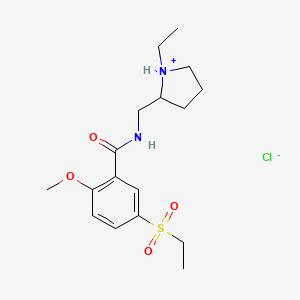 molecular formula C17H27ClN2O4S B1617995 Sultopride hydrochloride CAS No. 55619-22-2