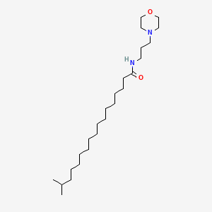 molecular formula C25H50N2O2 B1618000 Isostearamidopropyl morpholine CAS No. 72300-23-3