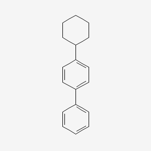 molecular formula C18H20 B1618009 1,1'-Biphenyl, 4-cyclohexyl- CAS No. 3842-58-8