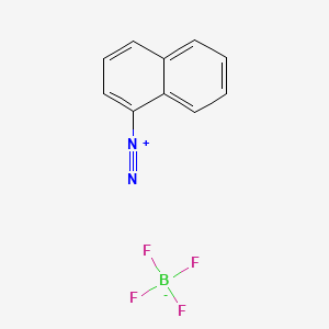 molecular formula C10H7BF4N2 B1618010 Naphthalene-1-diazonium tetrafluoroborate CAS No. 28912-93-8