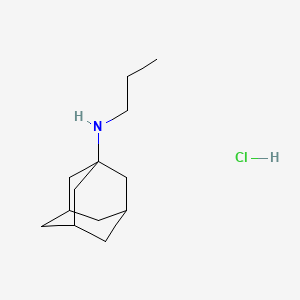 molecular formula C13H24ClN B1618086 N-propyl-1-adamantanamine hydrochloride CAS No. 3717-48-4