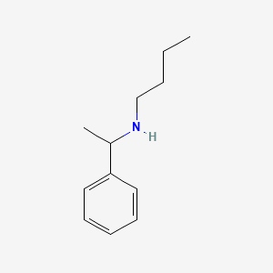 molecular formula C12H19N B1618092 N-Butyl-alpha-methylbenzylamine CAS No. 5412-64-6