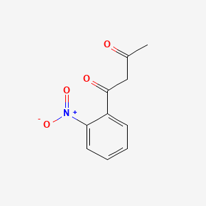 molecular formula C10H9NO4 B1618093 1-(2-nitrophenyl)butane-1,3-dione CAS No. 5463-78-5