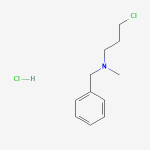 molecular formula C11H17Cl2N B1618095 n-Amino-n-benzyl propylchloride hydrochloride CAS No. 5814-44-8