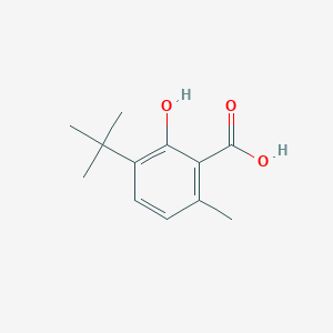 molecular formula C12H16O3 B1618100 3-Tert-butyl-6-methylsalicylic acid CAS No. 6934-03-8