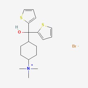 molecular formula C18H26BrNOS2 B1618102 Thihexinol methylbromide CAS No. 7219-91-2