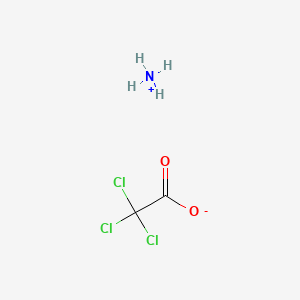 molecular formula C2H4Cl3NO2 B1618103 Ammonium trichloroacetate CAS No. 7646-88-0
