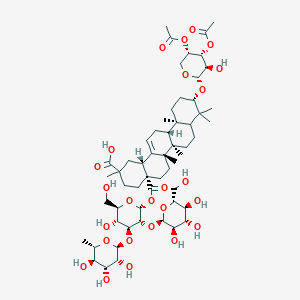 molecular formula C57H88O25 B161812 Yiyeliangwanoside I CAS No. 135272-49-0