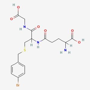 molecular formula C17H22BrN3O6S B1618168 S-(4-Bromobenzyl)glutathione CAS No. 31702-37-1
