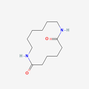 molecular formula C12H22N2O2 B1618170 1,8-Diazacyclotetradecane-2,7-dione CAS No. 4266-66-4