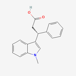 (3R)-(-)-3-(methyl-1H-indol-3-yl)-3-phenylpropionic acid