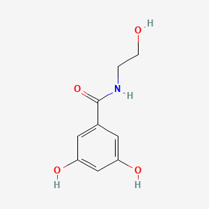 3,5-Dihydroxy-N-(2-hydroxyethyl)benzamide