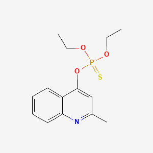 molecular formula C14H18NO3PS B1618187 Quinothion CAS No. 22439-40-3