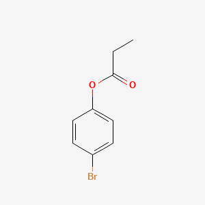 molecular formula C9H9BrO2 B1618188 p-Bromophenyl propionate CAS No. 23600-77-3