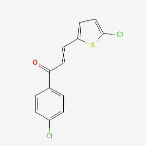 1-(4-Chlorophenyl)-3-(5-chlorothiophen-2-yl)prop-2-en-1-one