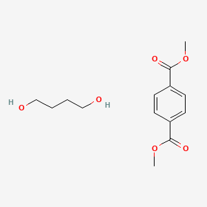 molecular formula C14H20O6 B1618198 Butane-1,4-diol; dimethyl benzene-1,4-dicarboxylate CAS No. 30965-26-5
