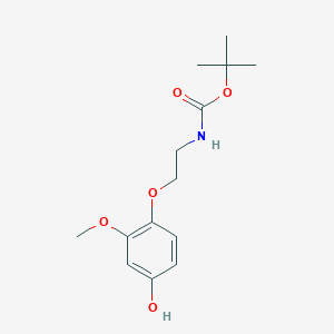 N-tert-Boc-2-(4-hydroxy-2-methoxyphenoxy)-ethylamine