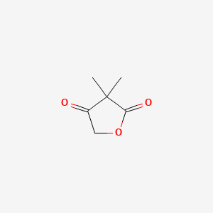 molecular formula C6H8O3 B1618206 3,3-Dimethylfuran-2,4(3H,5H)-dione CAS No. 5436-15-7