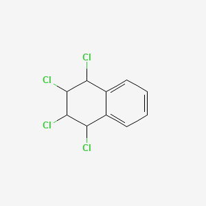 molecular formula C10H8Cl4 B1618218 Naphthalene, 1,2,3,4-tetrachloro-1,2,3,4-tetrahydro- CAS No. 605-36-7