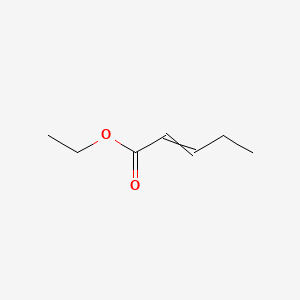 molecular formula C7H12O2 B1618226 Ethyl pent-2-enoate CAS No. 2445-93-4