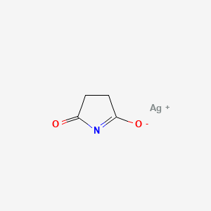 molecular formula C4H5AgNO2 B1618253 Silver succinimide CAS No. 55047-82-0