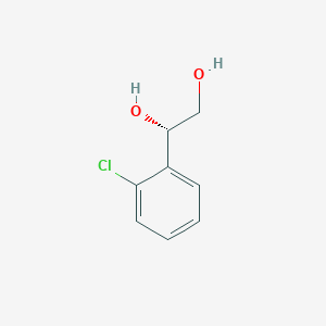 molecular formula C8H9ClO2 B161828 (1S)-1-(2-chlorophenyl)ethane-1,2-diol CAS No. 133082-13-0