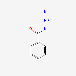 molecular formula C7H5N3O B1618288 Benzoyl azide CAS No. 582-61-6