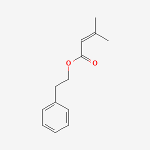 molecular formula C13H16O2 B1618290 PHENYLETHYL SENECIOATE CAS No. 42078-65-9