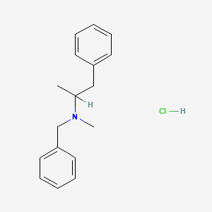 molecular formula C17H22ClN B1618293 rac Benzphetamine Hydrochloride CAS No. 1027-30-1