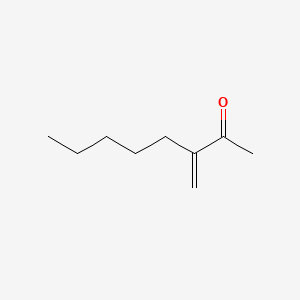 molecular formula C9H16O B1618294 2-Pentyl-1-buten-3-one CAS No. 63759-55-7