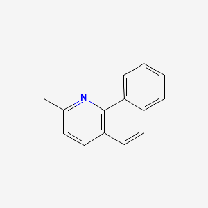 molecular formula C14H11N B1618303 2-Methylbenzo[h]quinoline CAS No. 605-88-9