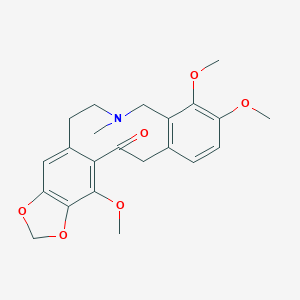 molecular formula C22H25NO6 B161831 1-Methoxyallocryptopine 
