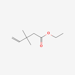 molecular formula C9H16O2 B1618342 Ethyl 3,3-dimethyl-4-pentenoate CAS No. 7796-72-7