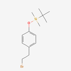 [4-(2-Bromoethyl)phenoxy](tert-butyl)dimethylsilane
