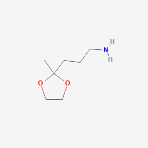 3-(2-Methyl-1,3-dioxolan-2-yl)-1-propanamine