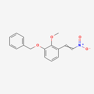 2-Methoxy-1-(2-nitroethenyl)-3-phenylmethoxybenzene